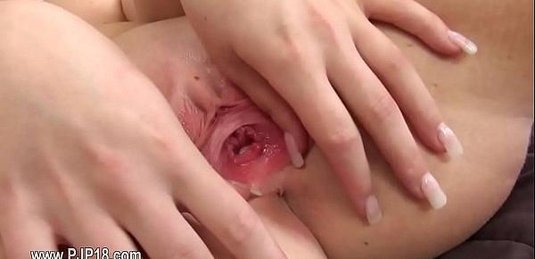  Gyno toy inside of her lovely vagina